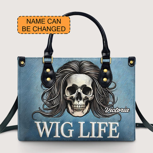 Wig Life - Personalized Leather Handbag - Customize Gift For Her JEA01