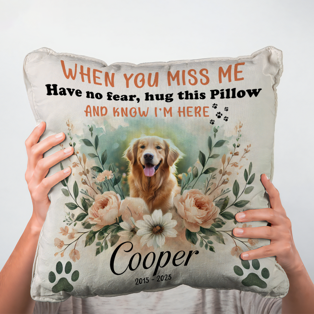 Pet lover 2 - Personalized Throw Pillow PL12