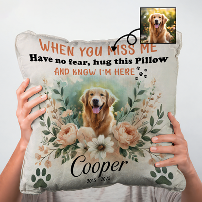 Pet lover 2 - Personalized Throw Pillow PL12