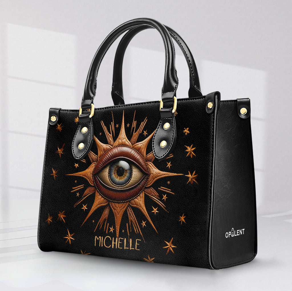 Eye - Personalized Leather Handbag - Customize Gift For Her EYE01