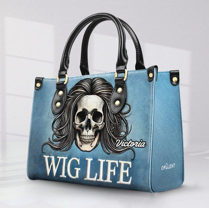 Wig Life - Personalized Leather Handbag - Customize Gift For Her JEA01