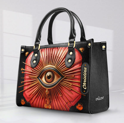 Eye - Personalized Leather Handbag - Customize Gift For Her EYE02