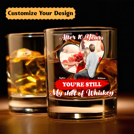 After years, you are still MY SHOT of WHISKEY - Round Whiskey Glass GL02