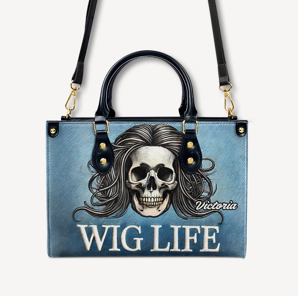 Wig Life - Personalized Leather Handbag - Customize Gift For Her JEA01