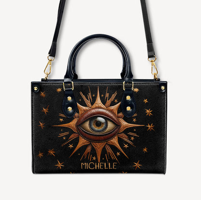 Eye - Personalized Leather Handbag - Customize Gift For Her EYE01