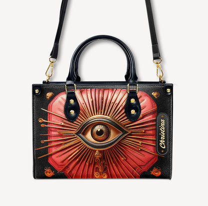 Eye - Personalized Leather Handbag - Customize Gift For Her EYE02