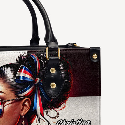 Dominicana - Personalized Leather Handbag - Customize Gift For Her DOM02