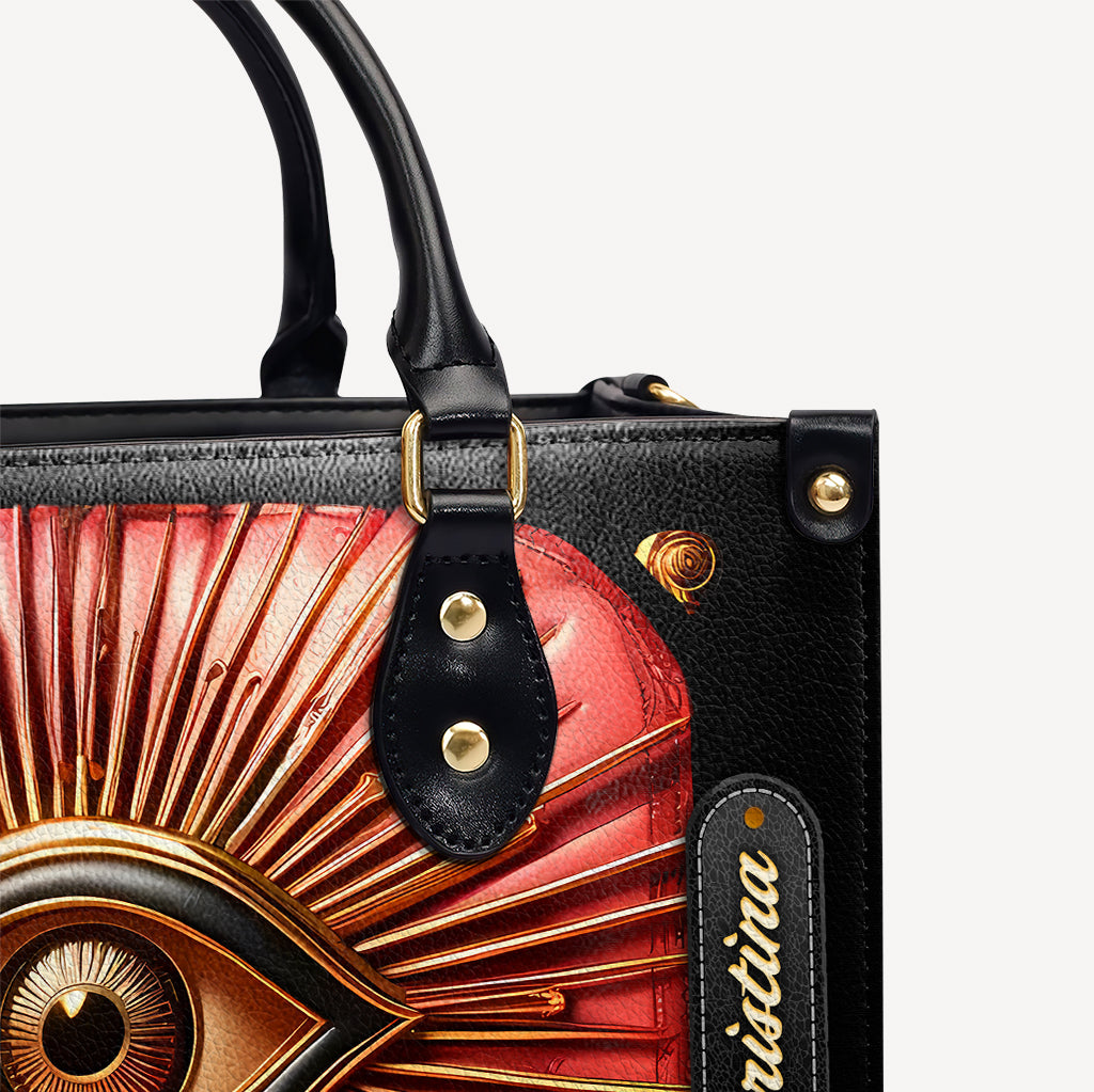 Eye - Personalized Leather Handbag - Customize Gift For Her EYE02