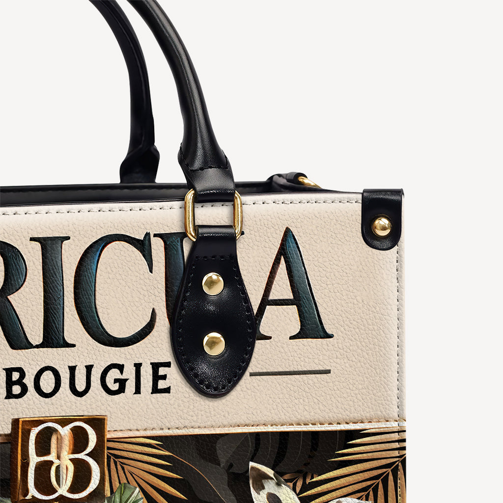 Boricua & Bougie - Personalized Leather Handbag - Customize Gift For Her BOR12