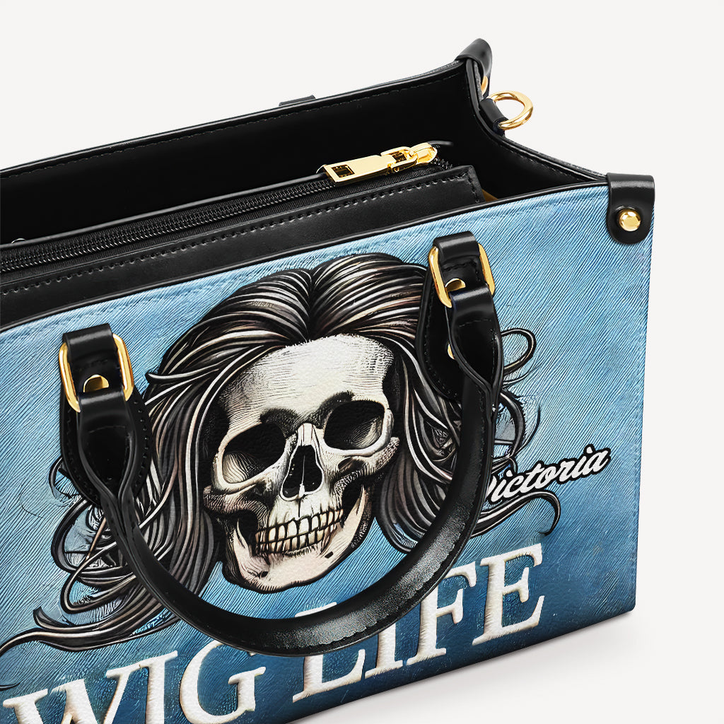 Wig Life - Personalized Leather Handbag - Customize Gift For Her JEA01