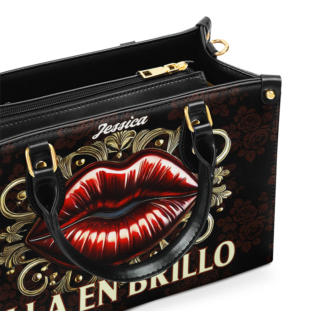 Ella En Brillo - Personalized Leather Handbag - Customize Gift for her LAT10