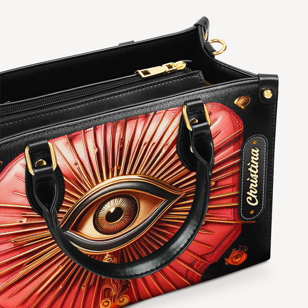 Eye - Personalized Leather Handbag - Customize Gift For Her EYE02