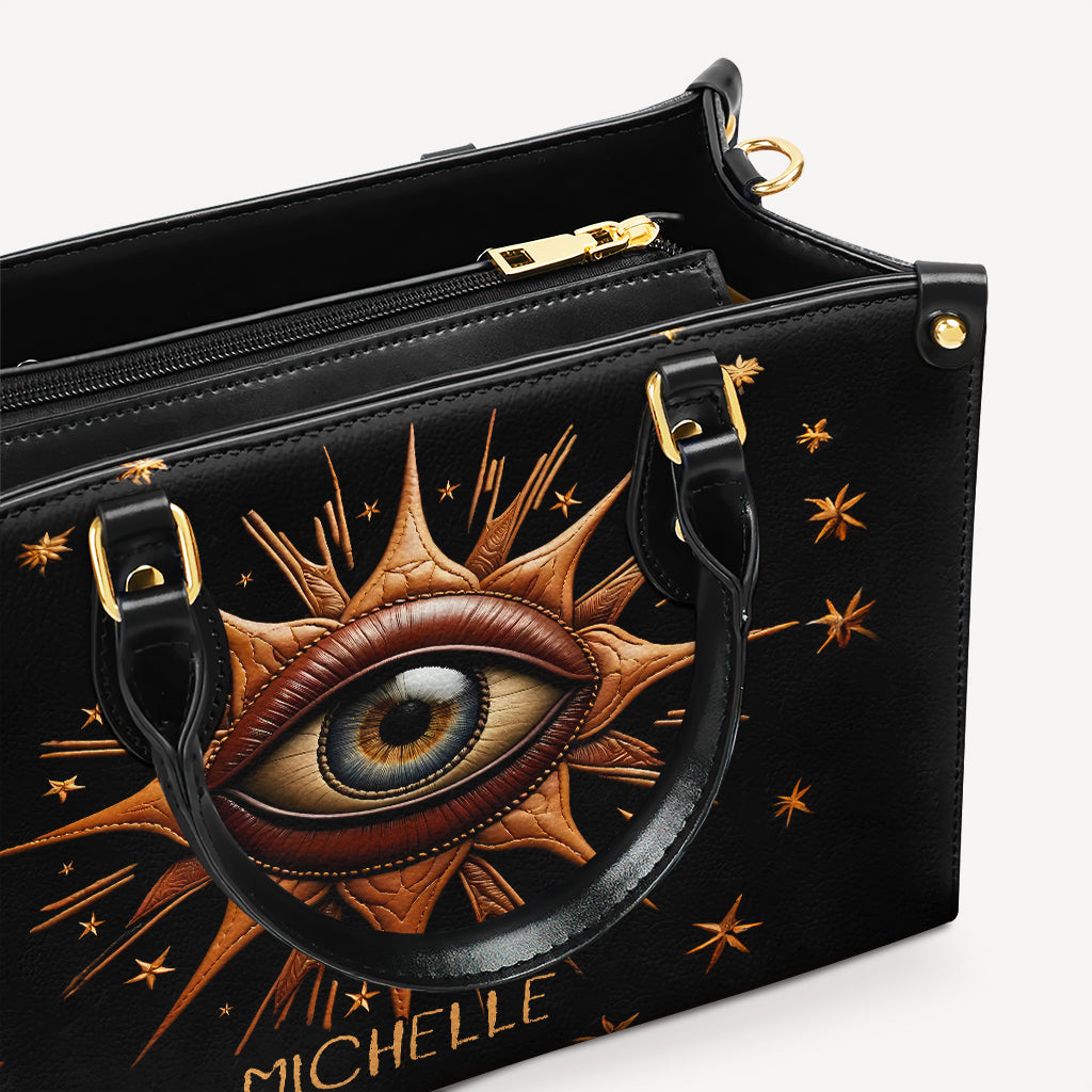 Eye - Personalized Leather Handbag - Customize Gift For Her EYE01