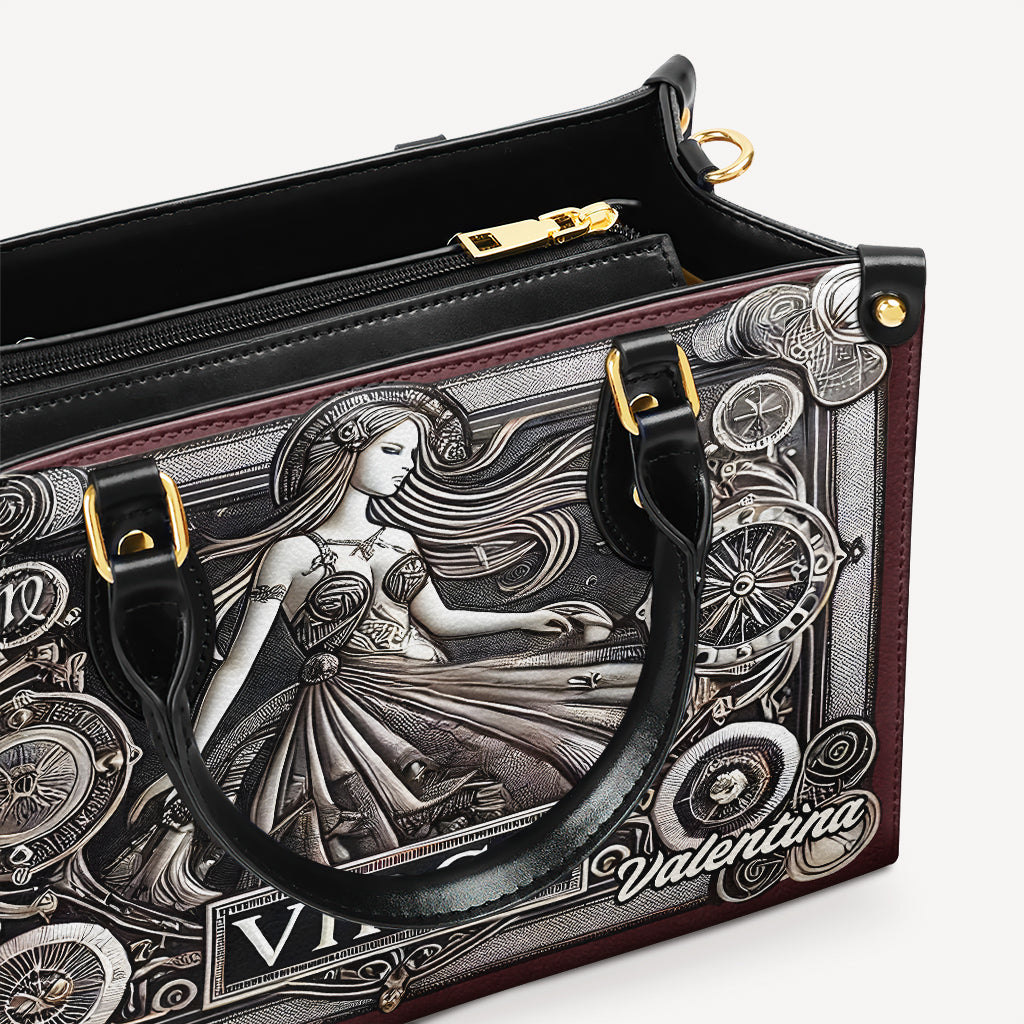 Virgo Zodiac - Personalized Leather Handbag - Customize Gift For Her ZOD12