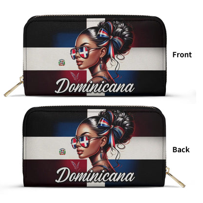 Dominicana - Personalized Leather Clutch Purse DOM02C