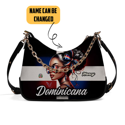 Dominicana - Personalized Custom Chain Crossbody Handbag - DOM02S9