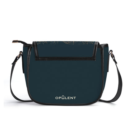 I didn't choose to be Cubana, I just got lucky. - Personalized Leather Saddle Cross Body Bag CUB01S5