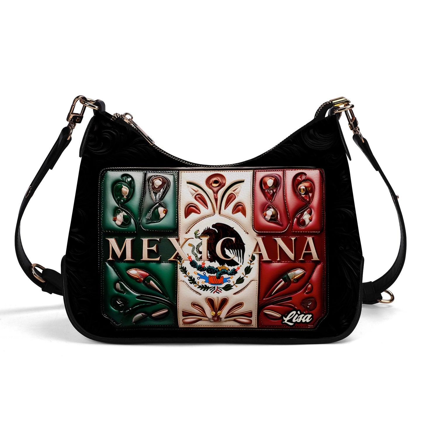 Mexicana - Personalized Custom Chain Crossbody Handbag - MEX03S9