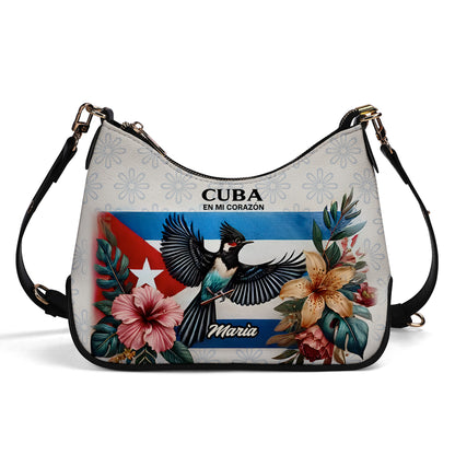 Cuba en mi Corazón - Personalized Custom Chain Crossbody Handbag -CUB02S9