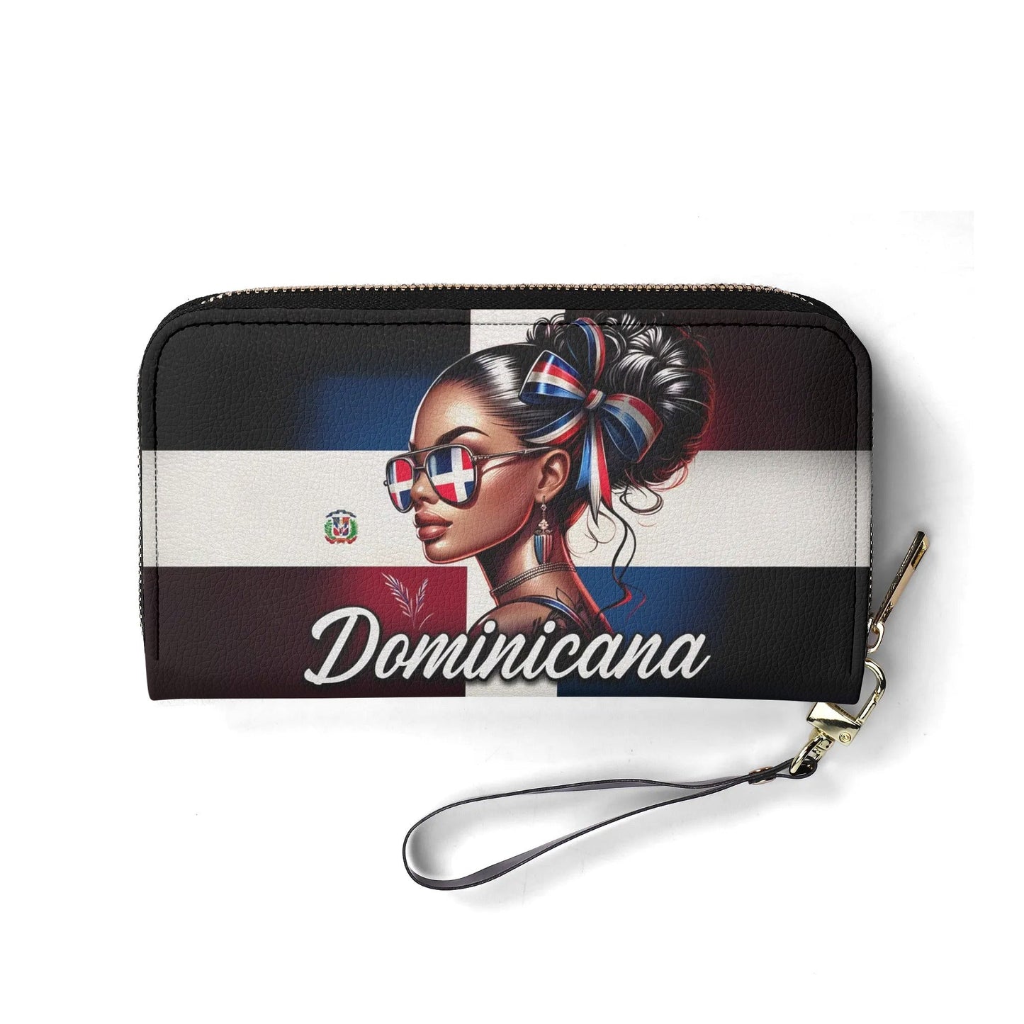 Dominicana - Personalized Leather Clutch Purse DOM02C