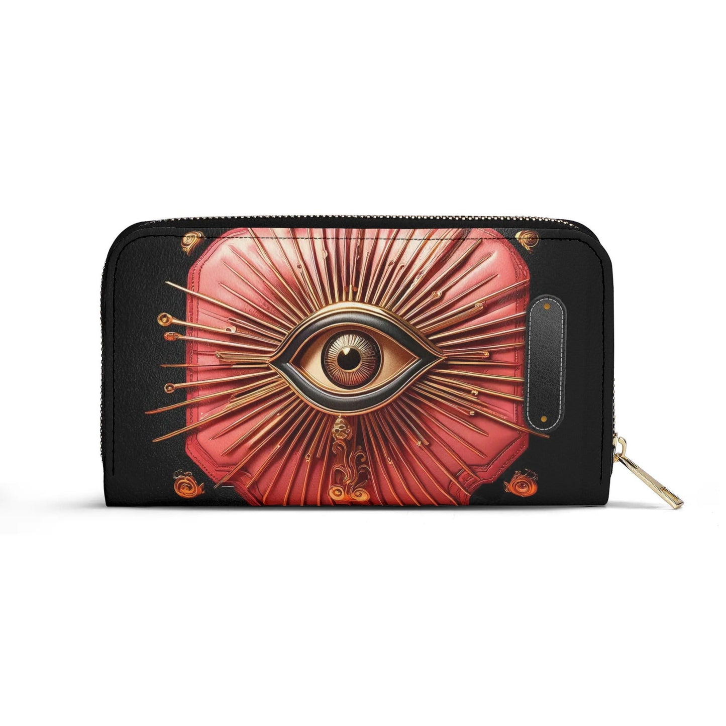 EYE - Personalized Leather Clutch Purse EYE02C