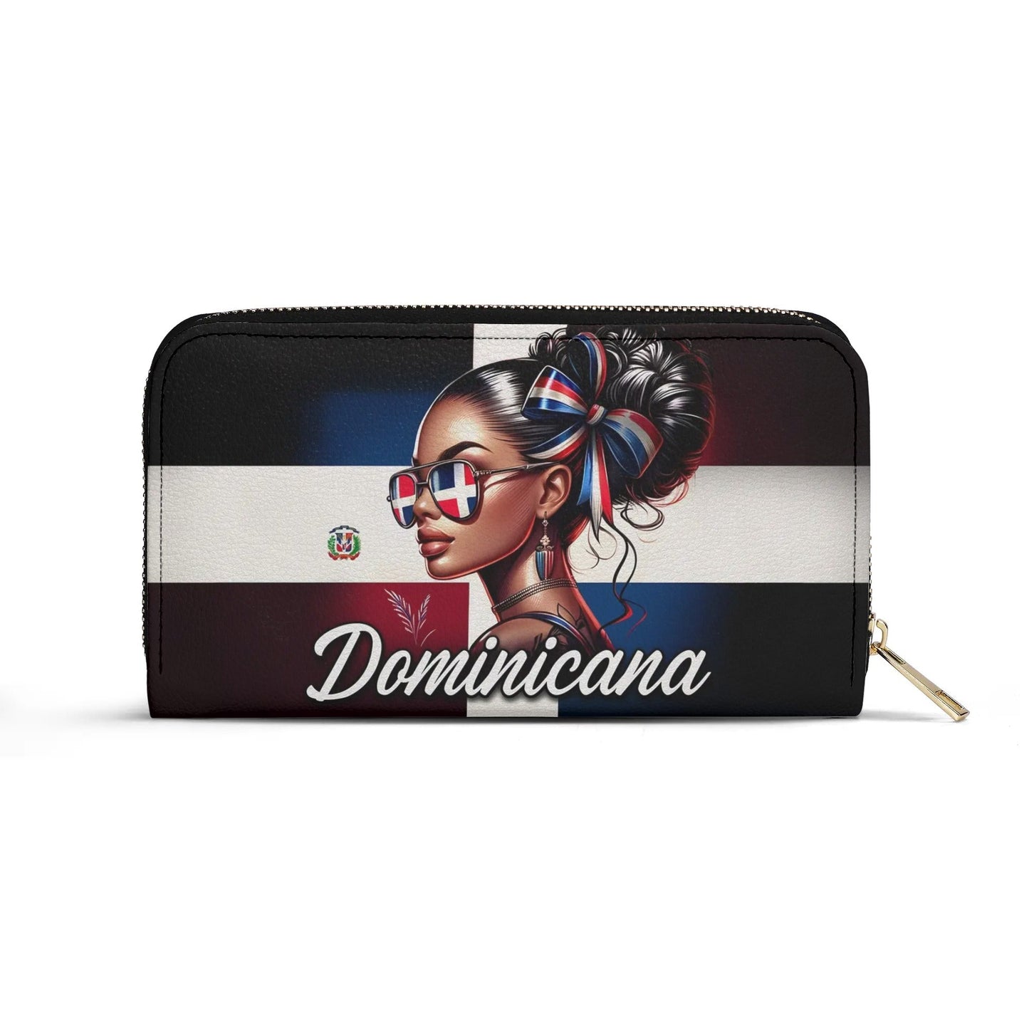 Dominicana - Personalized Leather Clutch Purse DOM02C