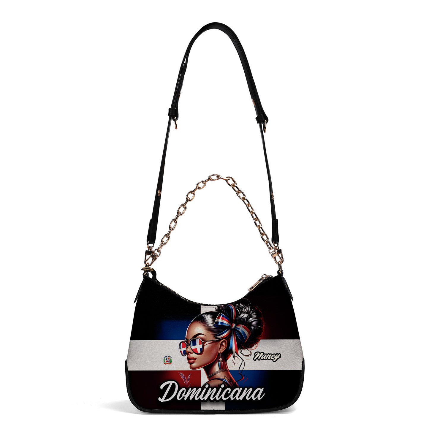 Dominicana - Personalized Custom Chain Crossbody Handbag - DOM02S9