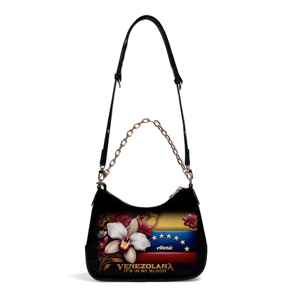 Venezolana - Personalized Custom Chain Crossbody Handbag - VEN01S9