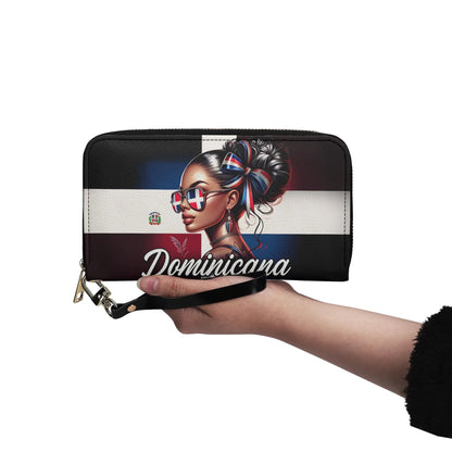 Dominicana - Personalized Leather Clutch Purse DOM02C