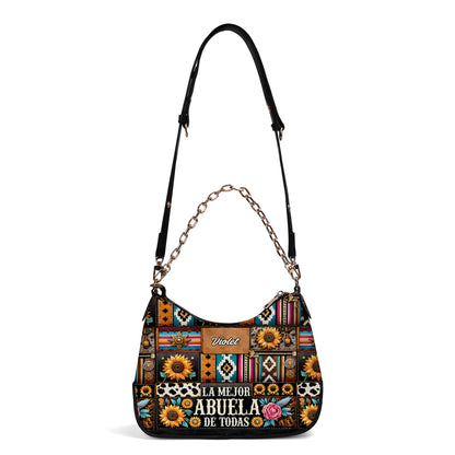 ABUELA - Personalized Custom Chain Crossbody Handbag - ABU01S9