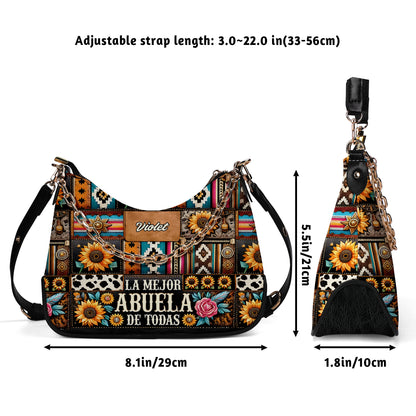 ABUELA - Personalized Custom Chain Crossbody Handbag - ABU01S9