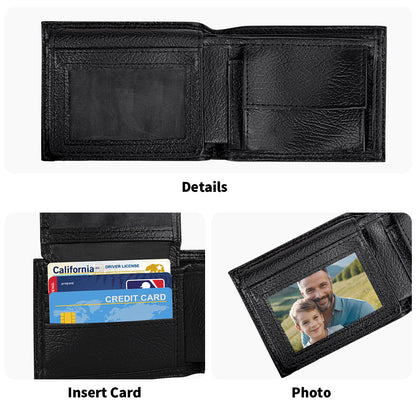 Dominican Republic - Personalized Leather Men Wallet DOM02W