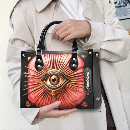 Eye - Personalized Leather Handbag - Customize Gift For Her EYE02