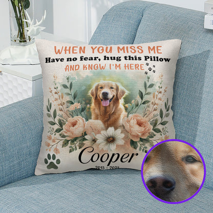 Pet lover 2 - Personalized Throw Pillow PL12