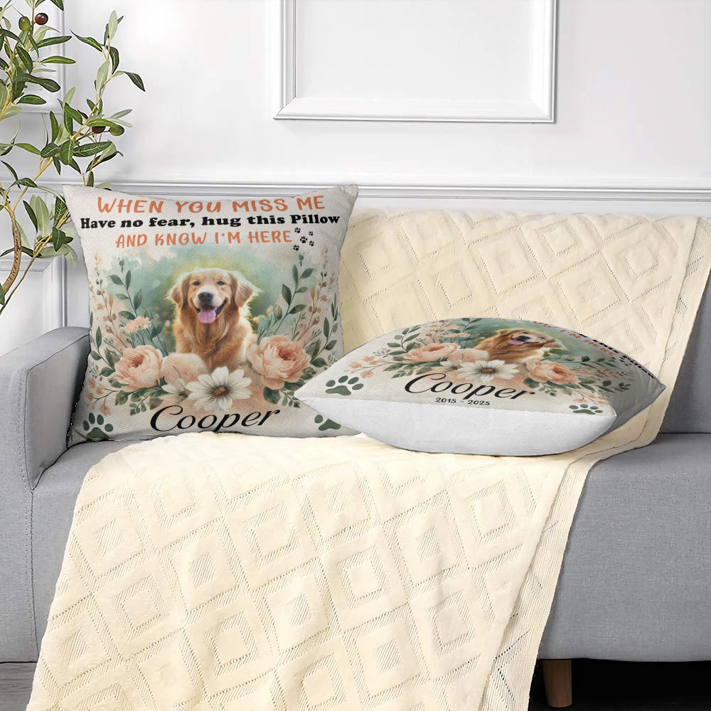 Pet lover 2 - Personalized Throw Pillow PL12