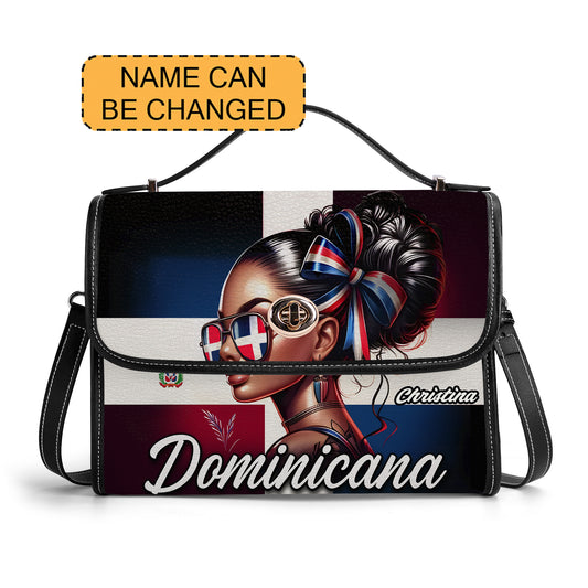 Dominicana - Personalized Leather Satchel Bag DOM02S4