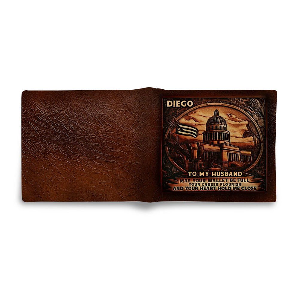 Cuban - Personalized Leather Men Wallet CUB02W