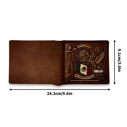 Mexican - Personalized Leather Men Wallet MEX01W