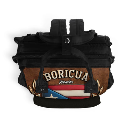 Boricua It's In My Blood- Large Capacity Backpack, Duckbilled Backpack BPBOR01